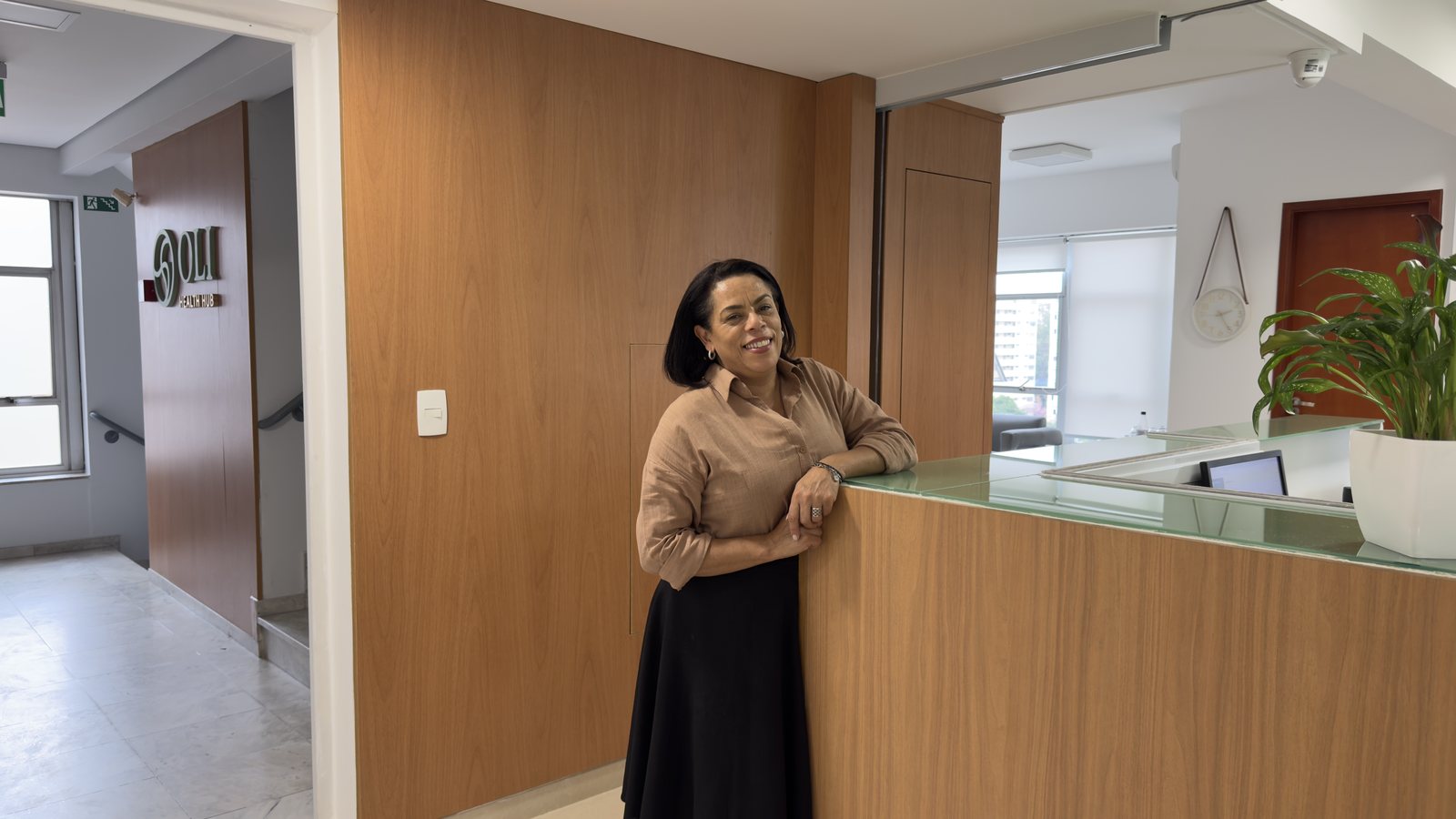 Recepção do OLI Health Hub