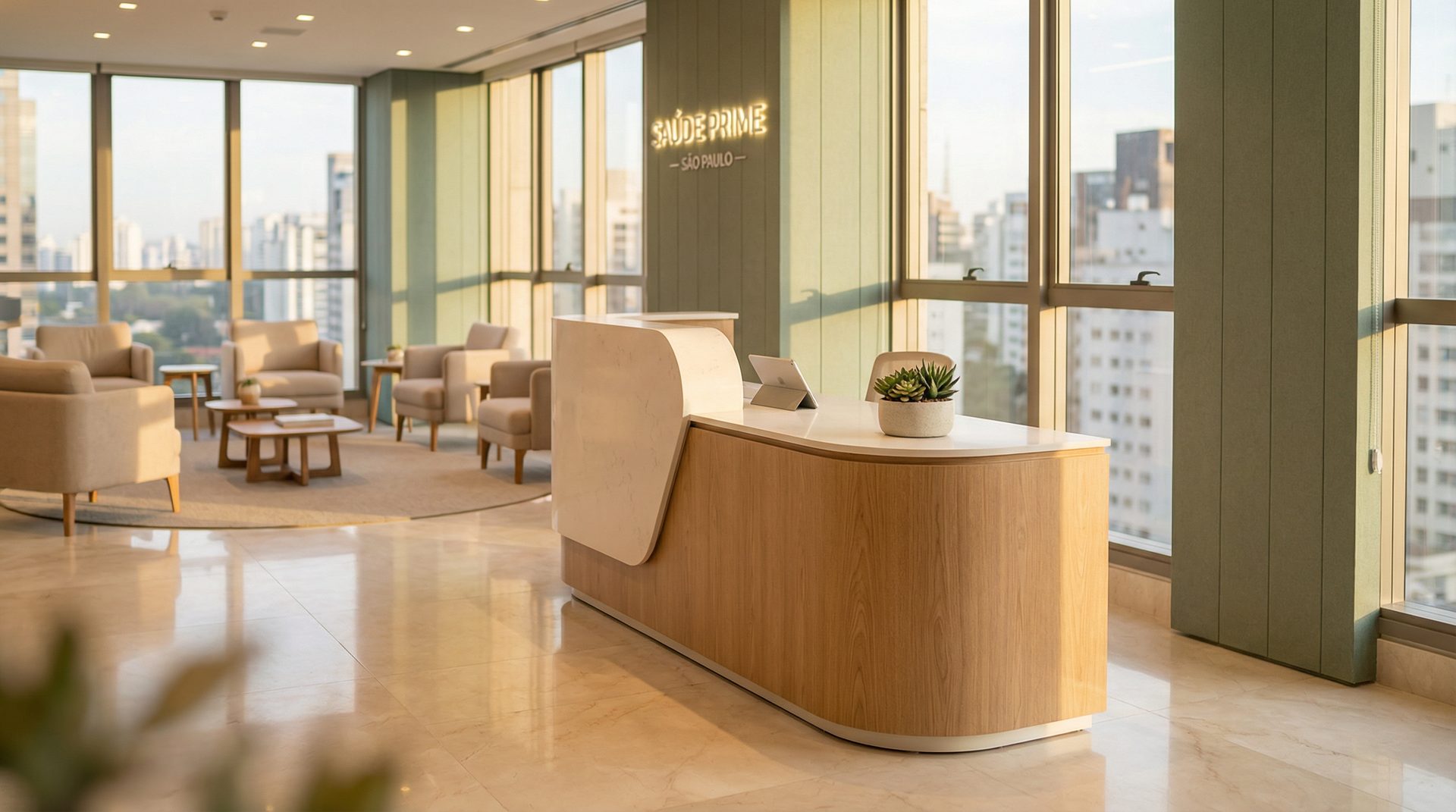 Recepção OLI Health Hub